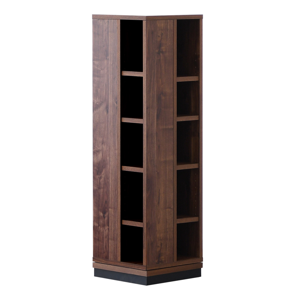 回転コミックラック 5段 日本製 幅35cm （ 本棚 回転式 ラック 棚 収納