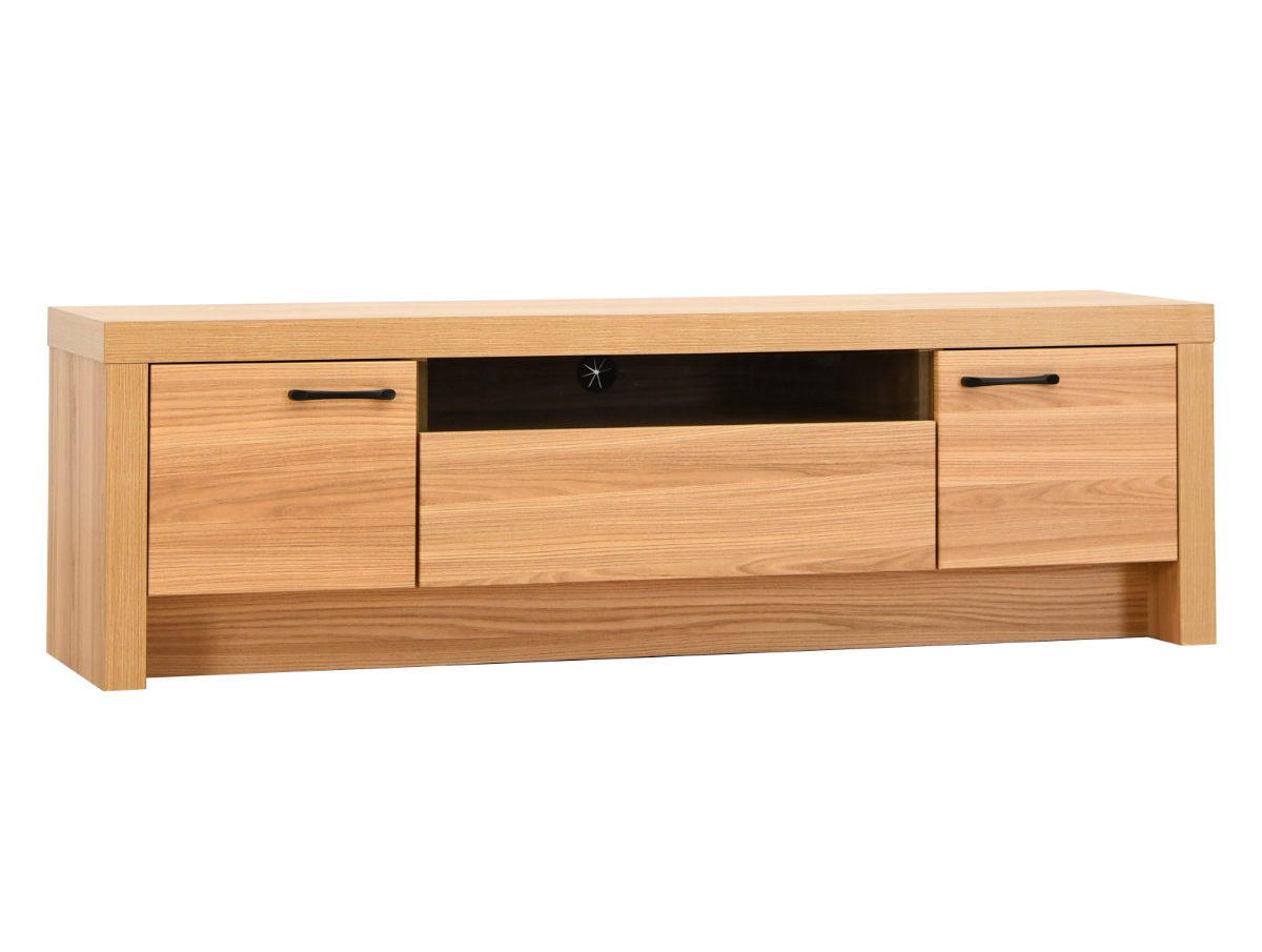 テレビ台 約幅150cm ローボード オーク柄 ナチュラルデザイン （ TV台