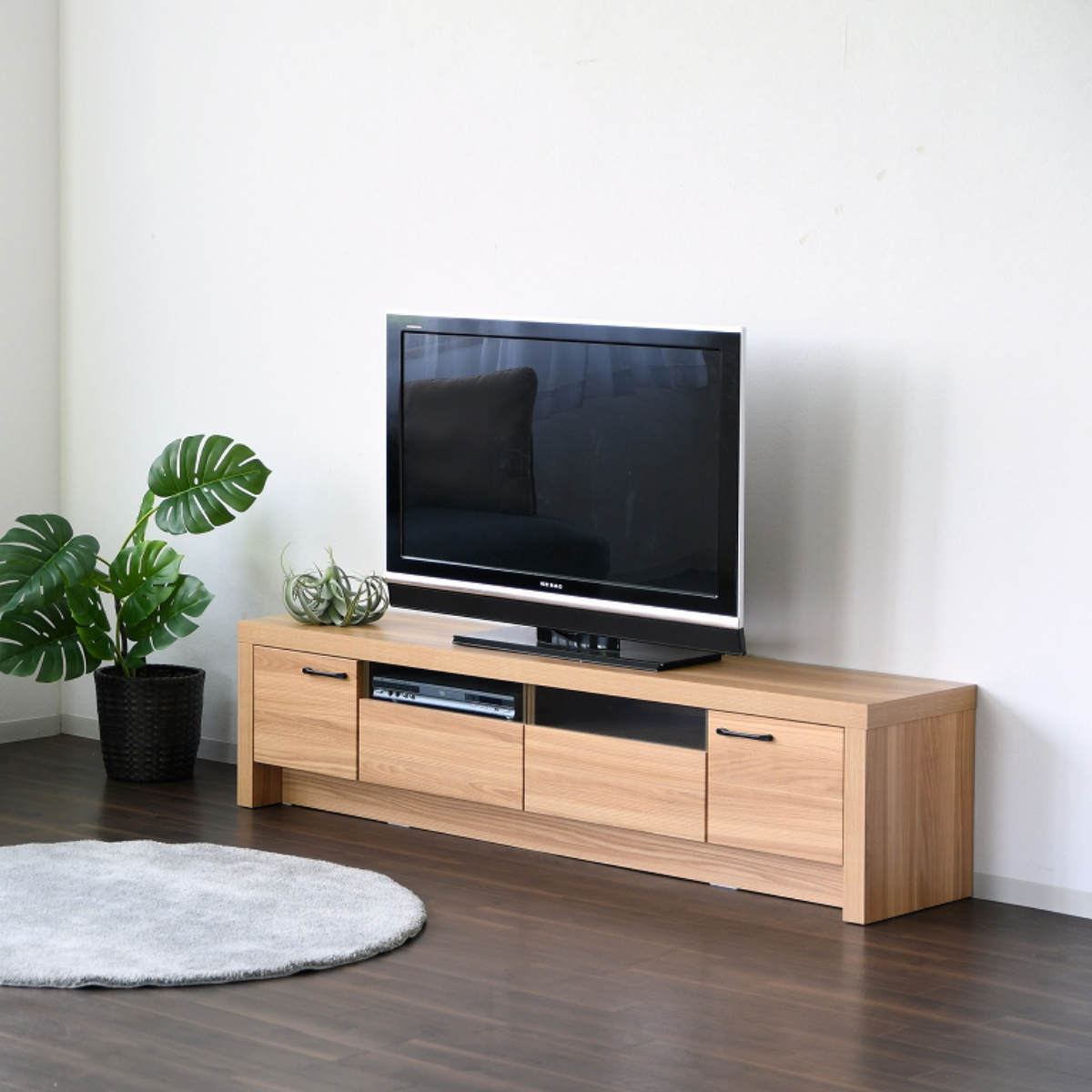 テレビ台 ローボード オーク柄 ナチュラルデザイン 約幅180cm （ TV台