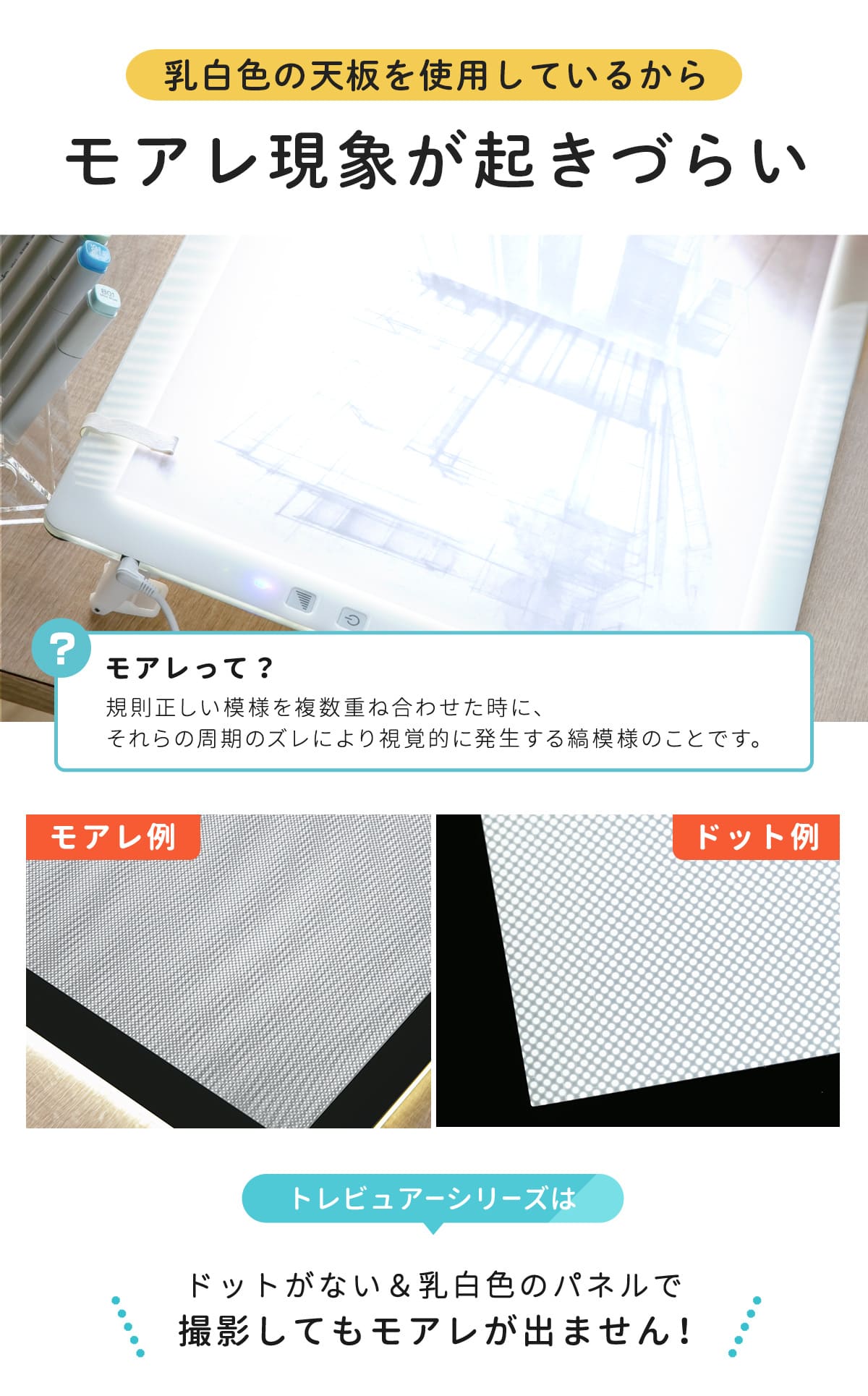 Trytec トレース台 A3 薄型LED トレビュアーPro ピュアホワイト