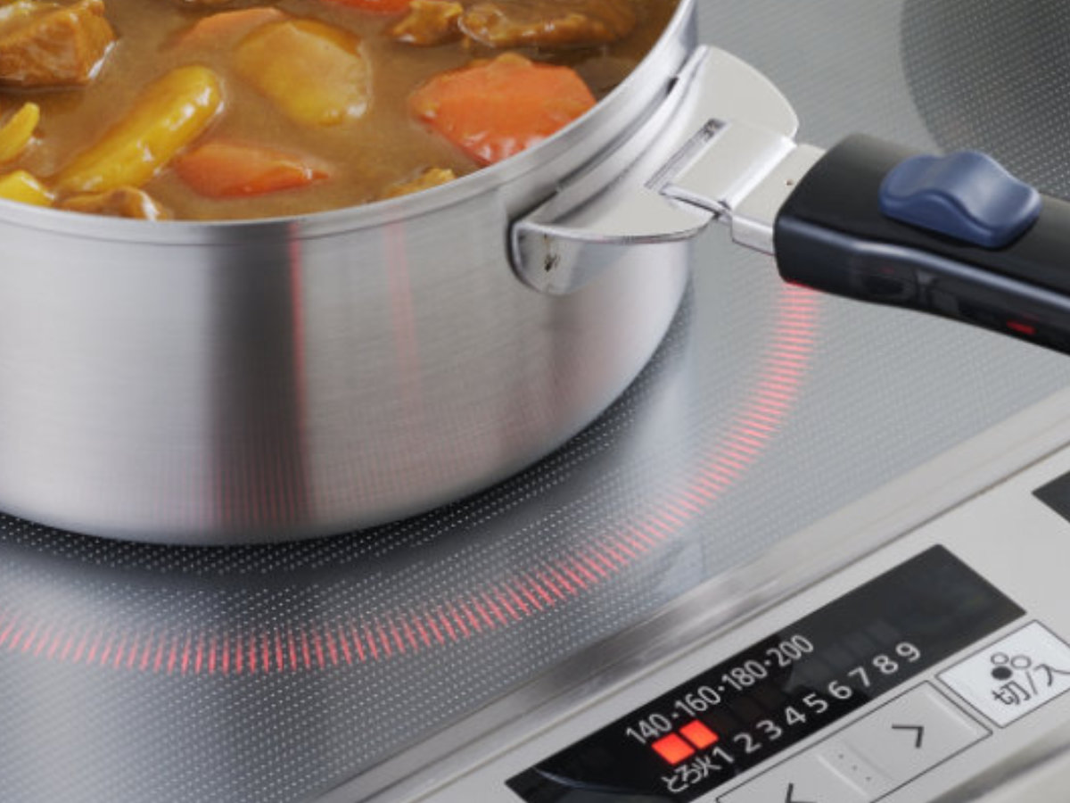 郷技 鍋2点セット 14cm 18cm 着脱式ハンドル付き 蓋付き 日本製 （ IH