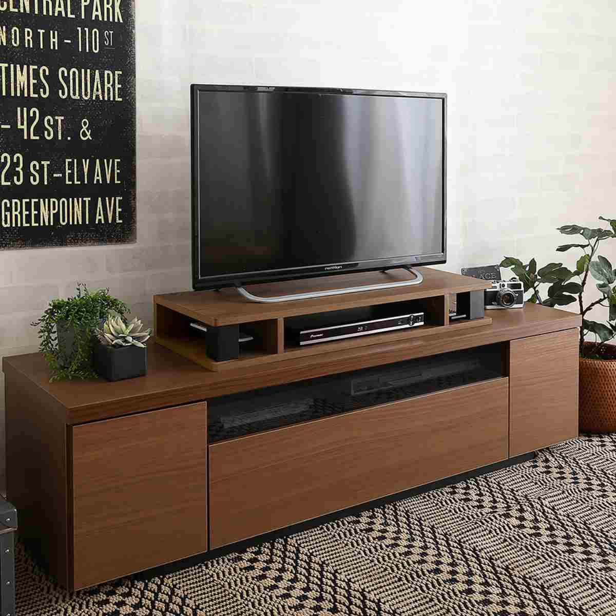 ホームテイスト（HOME taste） モニター台 幅79.2cm ヴィンテージ調