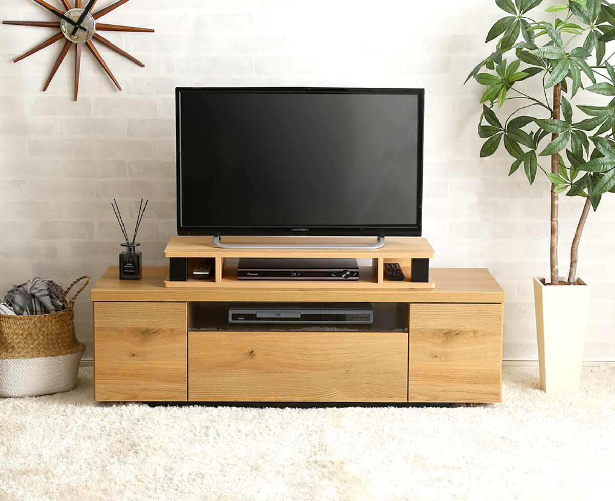 ホームテイスト（HOME taste） モニター台 幅79.2cm ヴィンテージ調