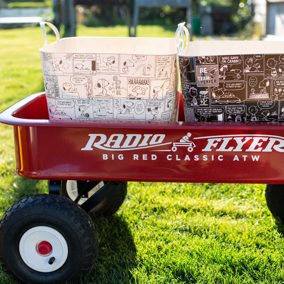 バスケット バケット M 25L PEANUTS スヌーピー かご 収納 おもちゃ （ baquet 収納ボックス 柔らかい 軽量 持ち手付き 収納ケース ランドリーバスケット ） | stacksto. | 14