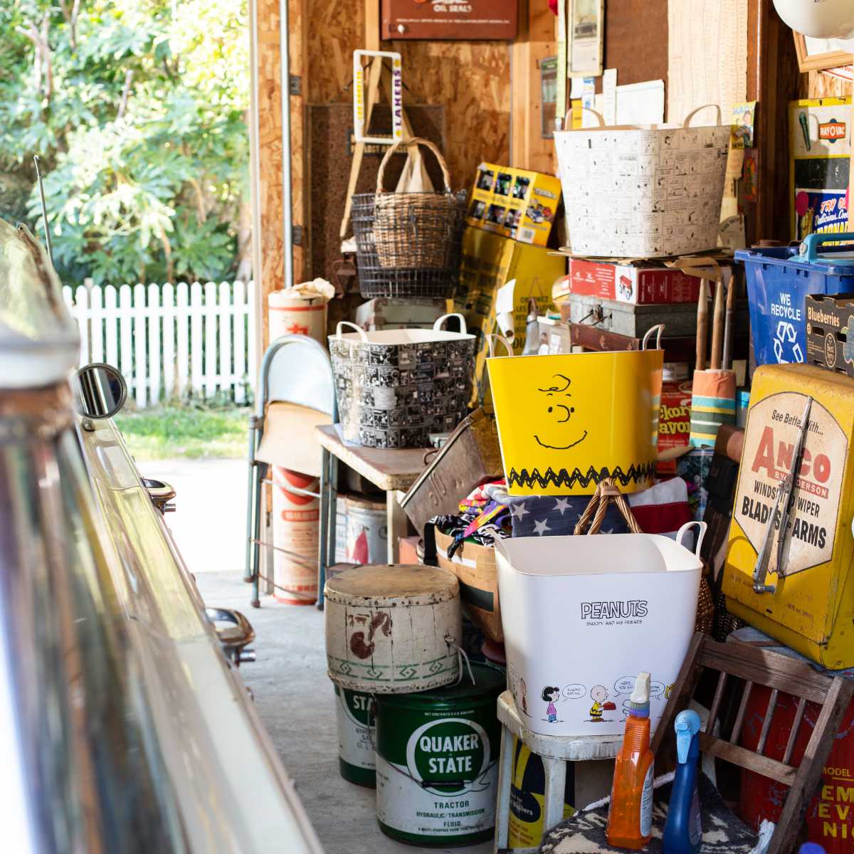 バスケット バケット M 25L PEANUTS スヌーピー かご 収納 おもちゃ （ baquet 収納ボックス 柔らかい 軽量 持ち手付き 収納ケース ランドリーバスケット ） | stacksto. | 19