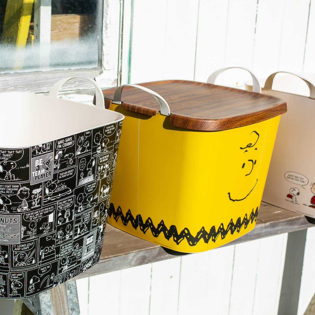 stacksto.（スタックストー） バスケット バケット M 25L PEANUTS