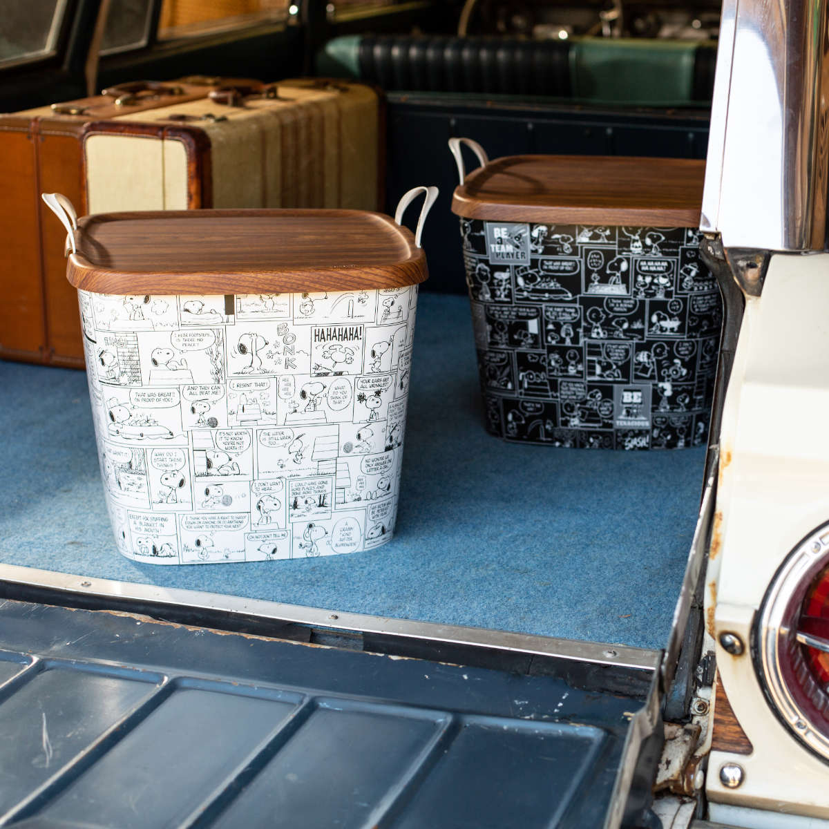 stacksto.（スタックストー） バスケット バケット M 25L PEANUTS