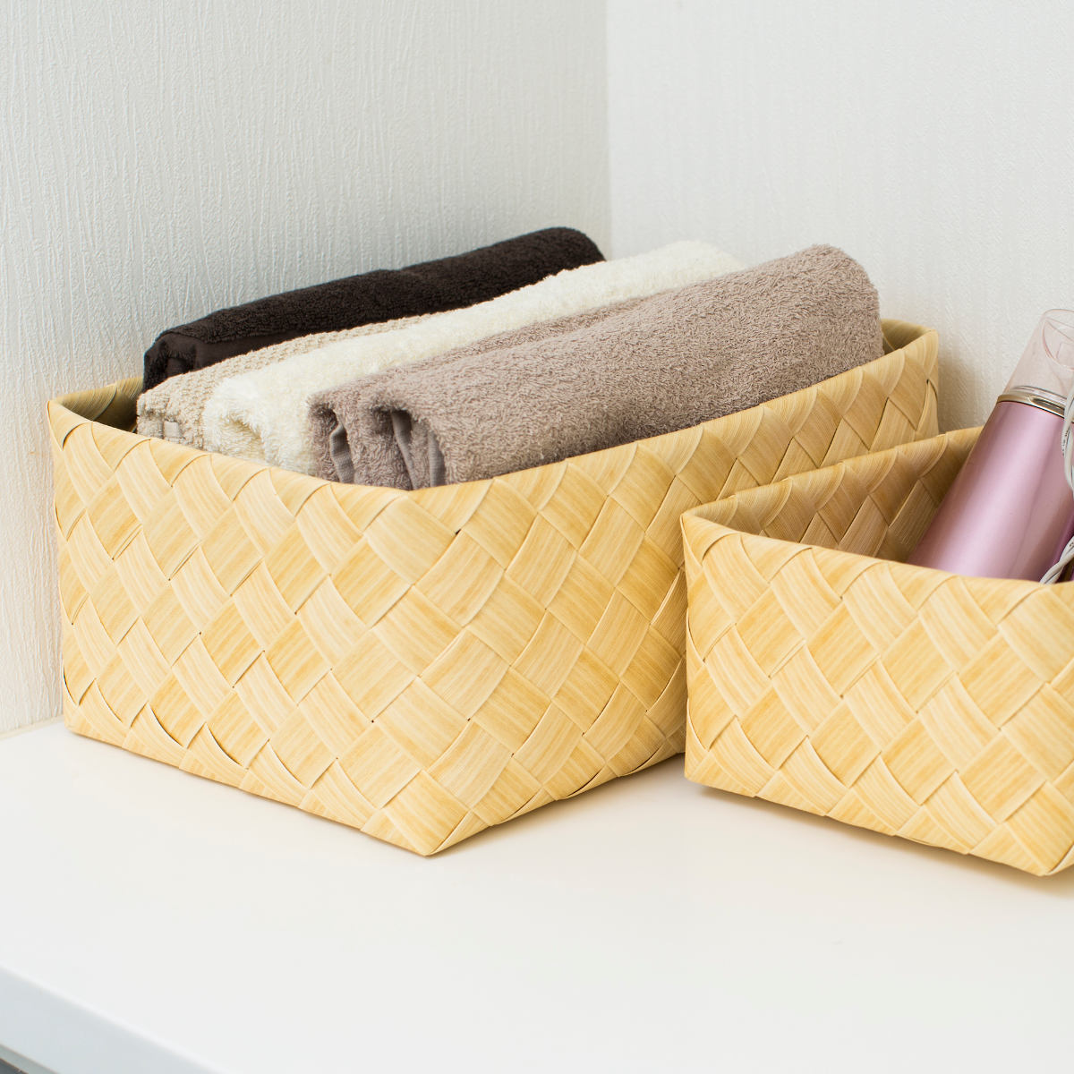 stacksto.（スタックストー） バスケット Timb. レクタングル Lサイズ