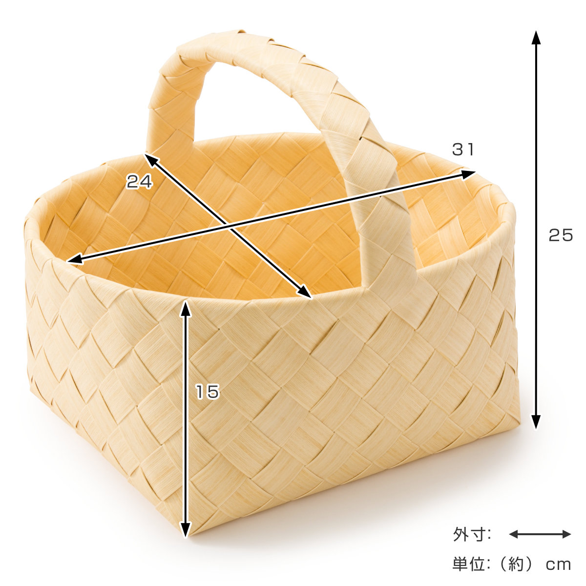 stacksto.（スタックストー） バスケット Timb. ベリーピック M かご