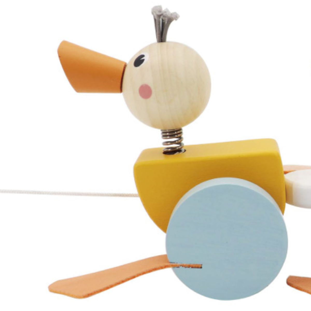 magnet おもちゃ ベビー DUCK FAMILY PULL ALONG TOY 1歳 木製 アヒル