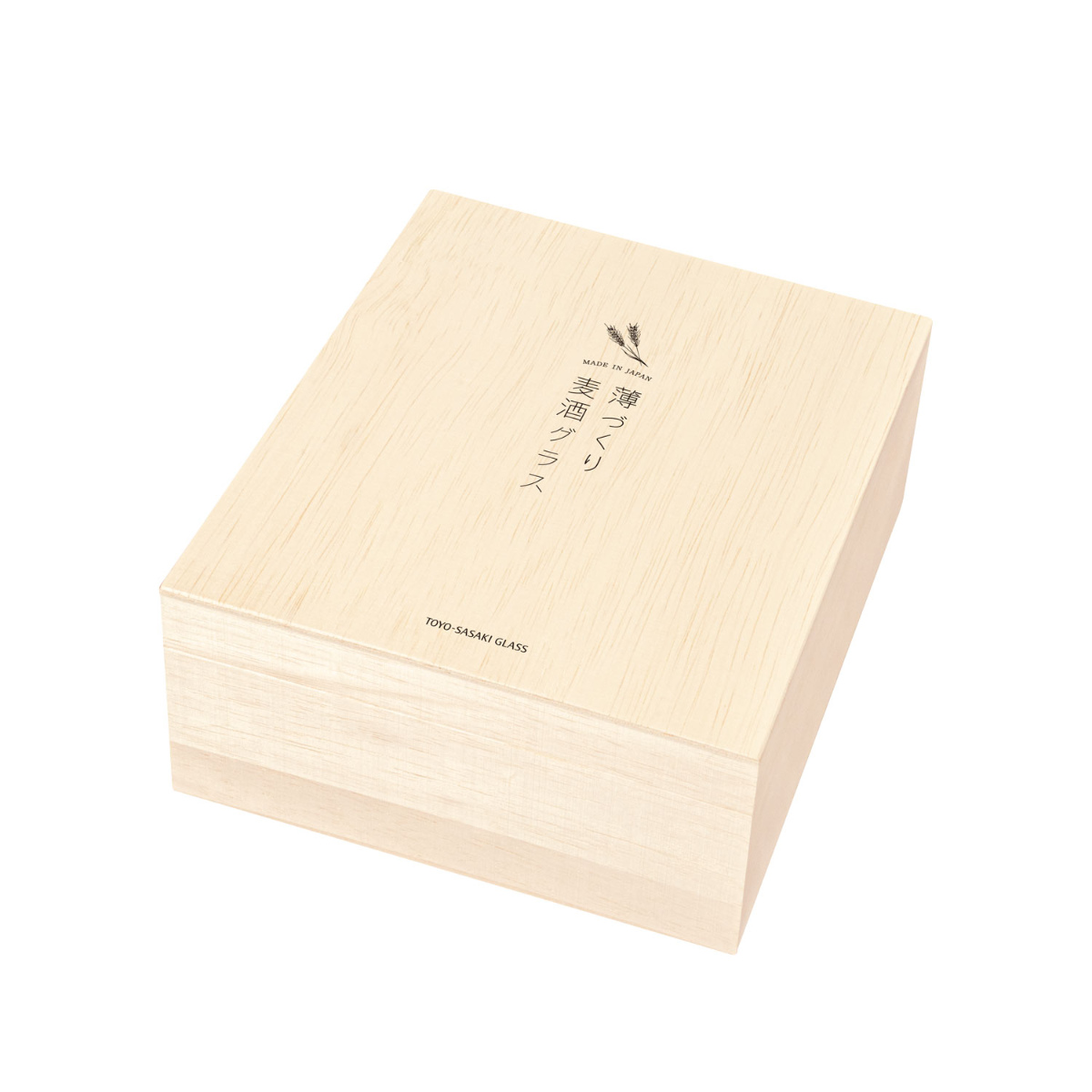 東洋佐々木ガラス ビアグラスセット 2個入り 395ml 薄づくり 専用木箱