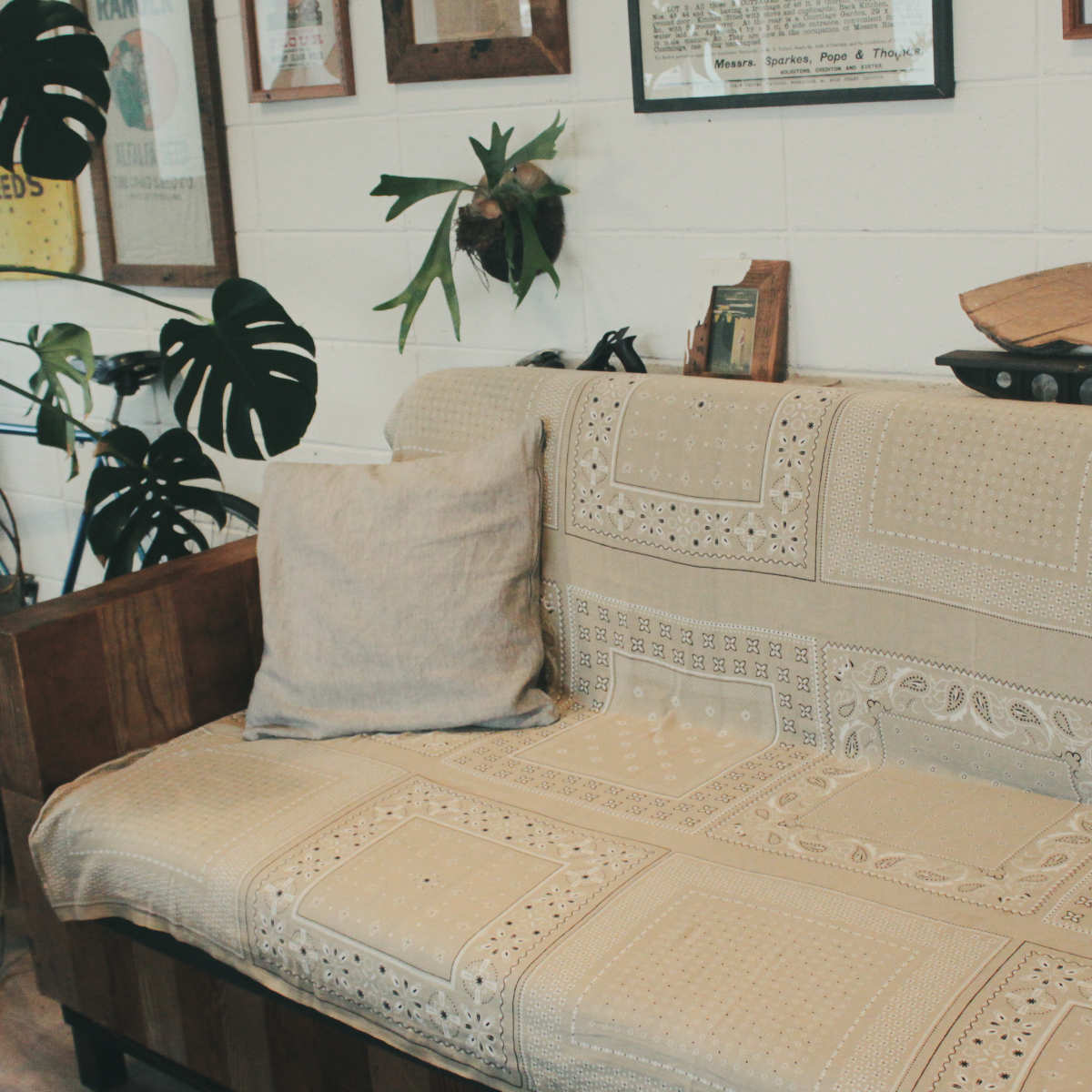 マルチカバー バンダナマルチカバー 150×225cm インドコットン