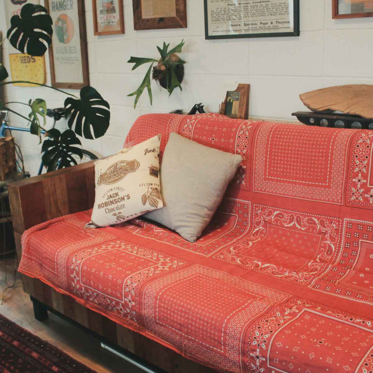 マルチカバー バンダナマルチカバー 150×225cm インドコットン