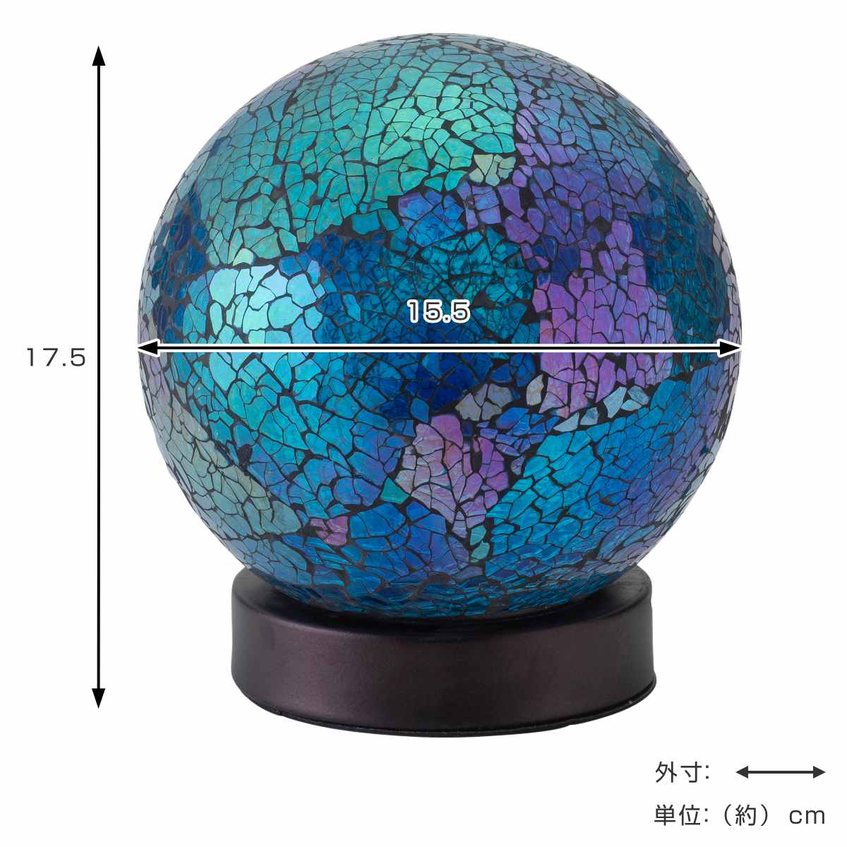 照明 モザイクLEDランプ 無段階調光 USB電源 （ ライト 間接照明