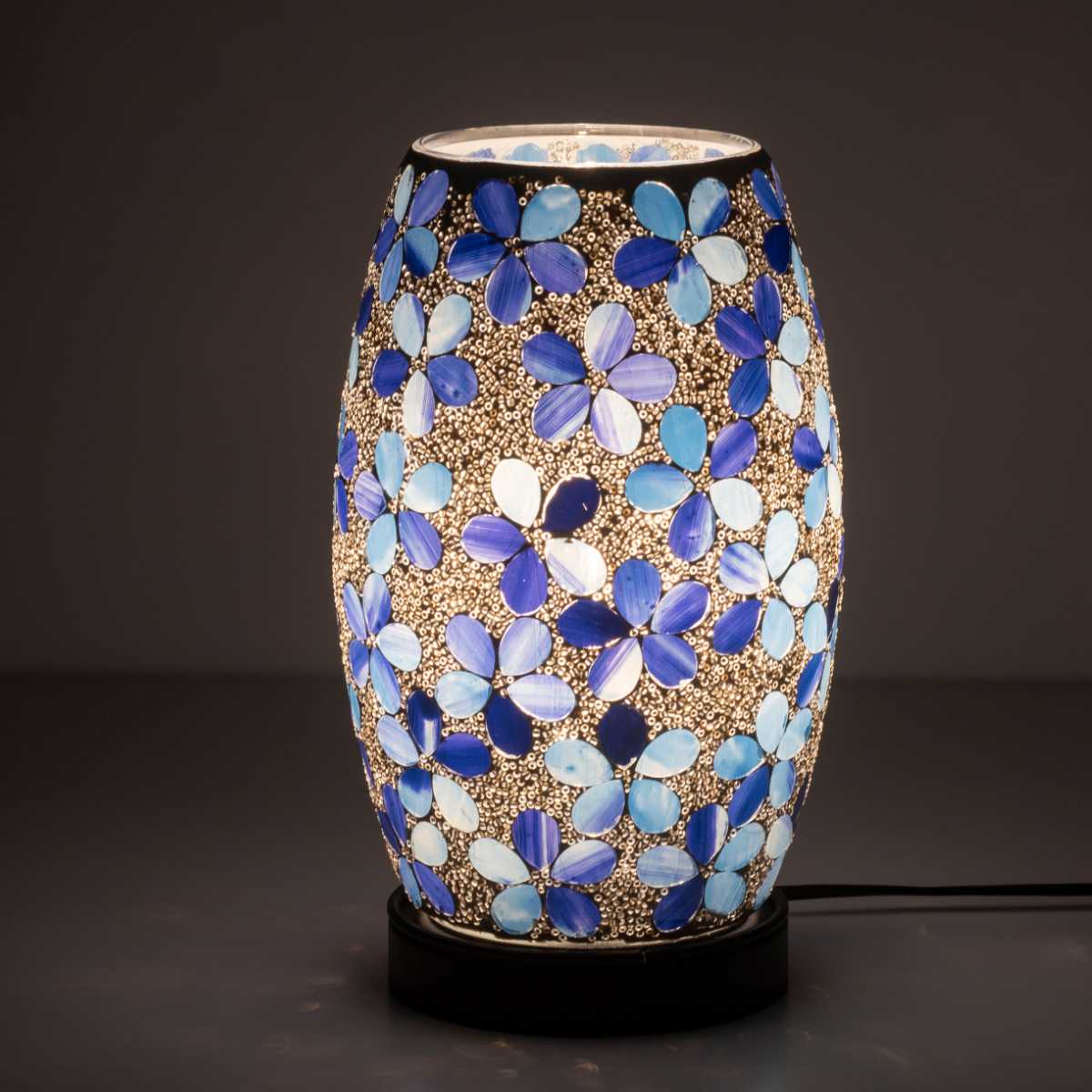 照明 モザイクランプ バハール 筒型 コンセント型 （ ライト 間接照明