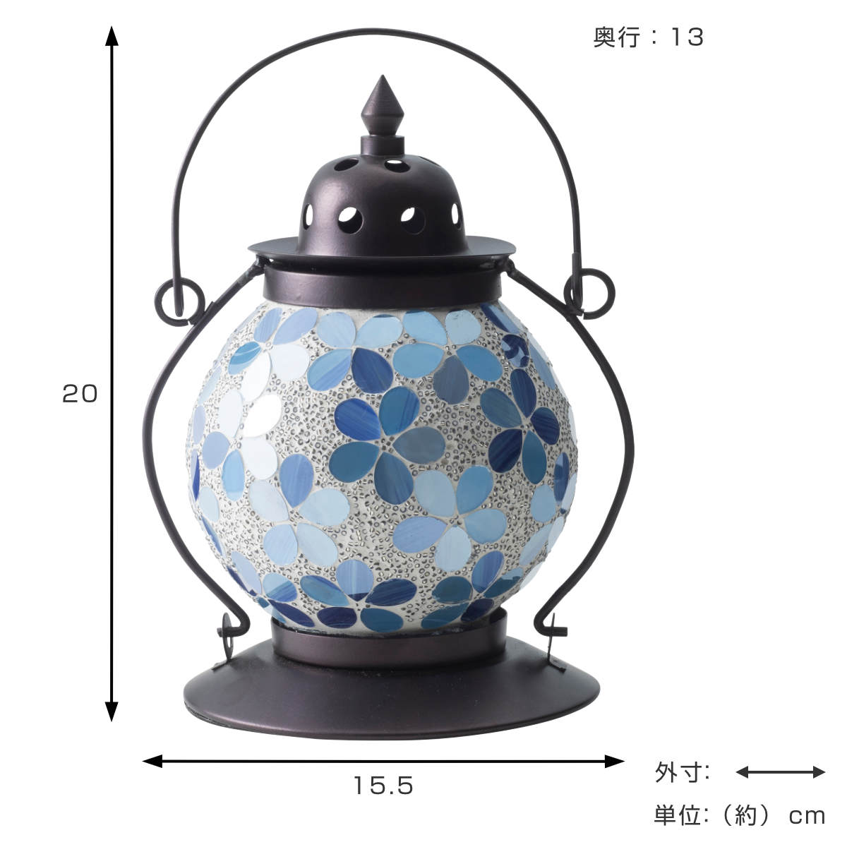 照明 モザイクランプ バハール ランタン型 コンセント型 （ ライト