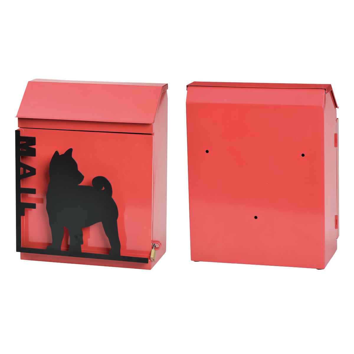 セトクラフト 郵便ポスト シルエットウォールポスト ドッグ 壁掛け