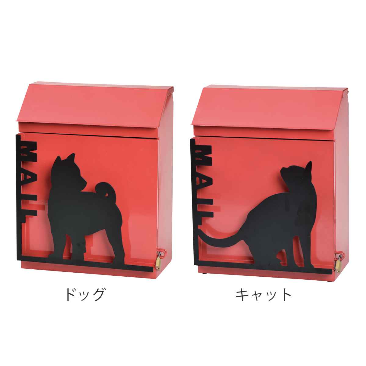 セトクラフト 郵便ポスト シルエットウォールポスト ドッグ 壁掛け