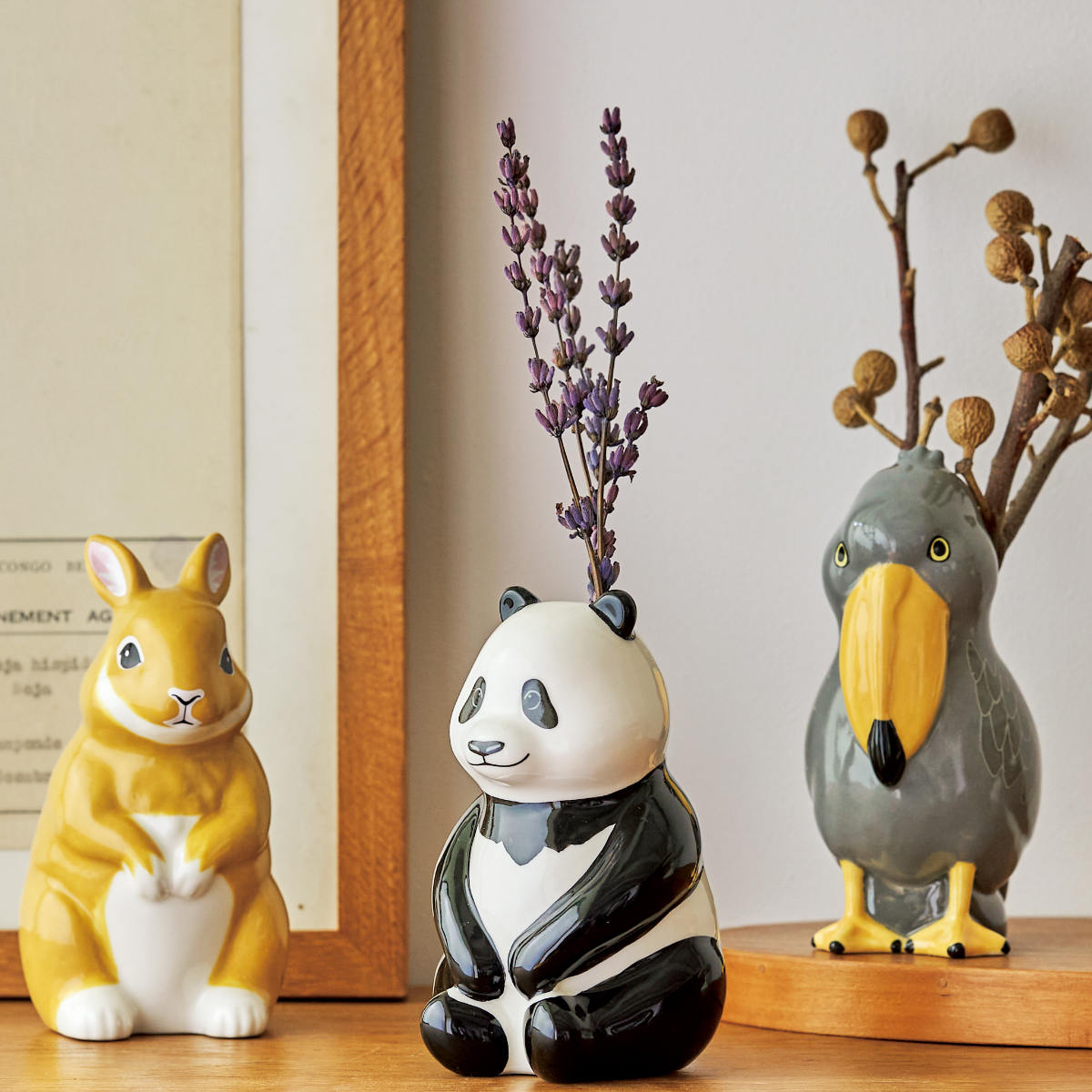 セトクラフト 花瓶 ペン立て フラワー&ペンスタンド 動物 （ 花ビン