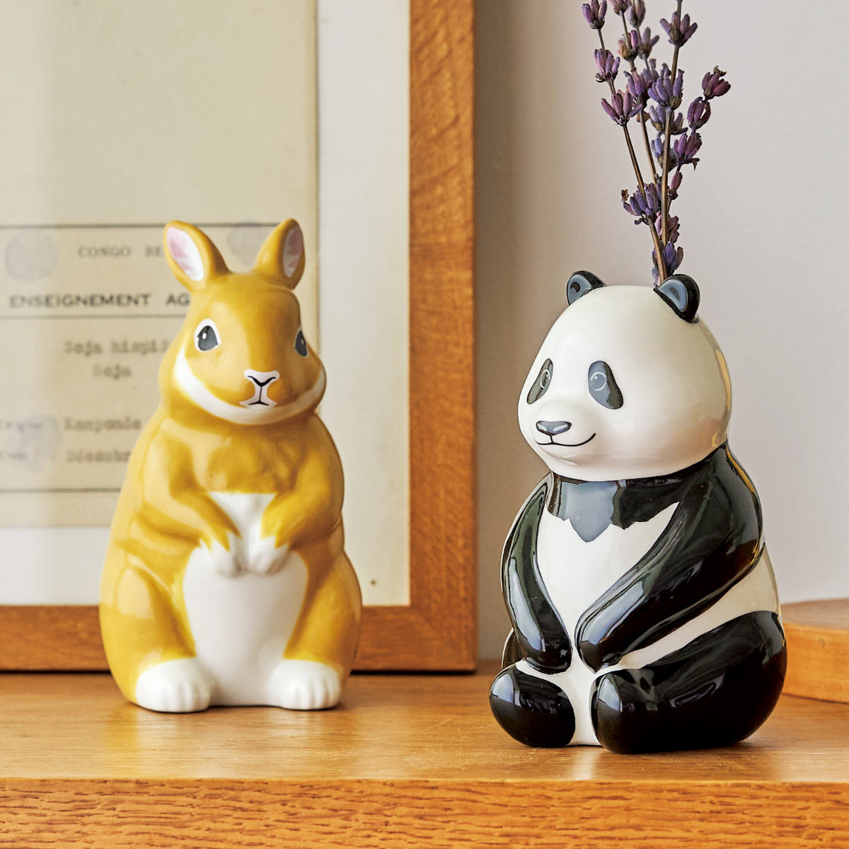 セトクラフト 花瓶 ペン立て フラワー&ペンスタンド 動物 （ 花ビン