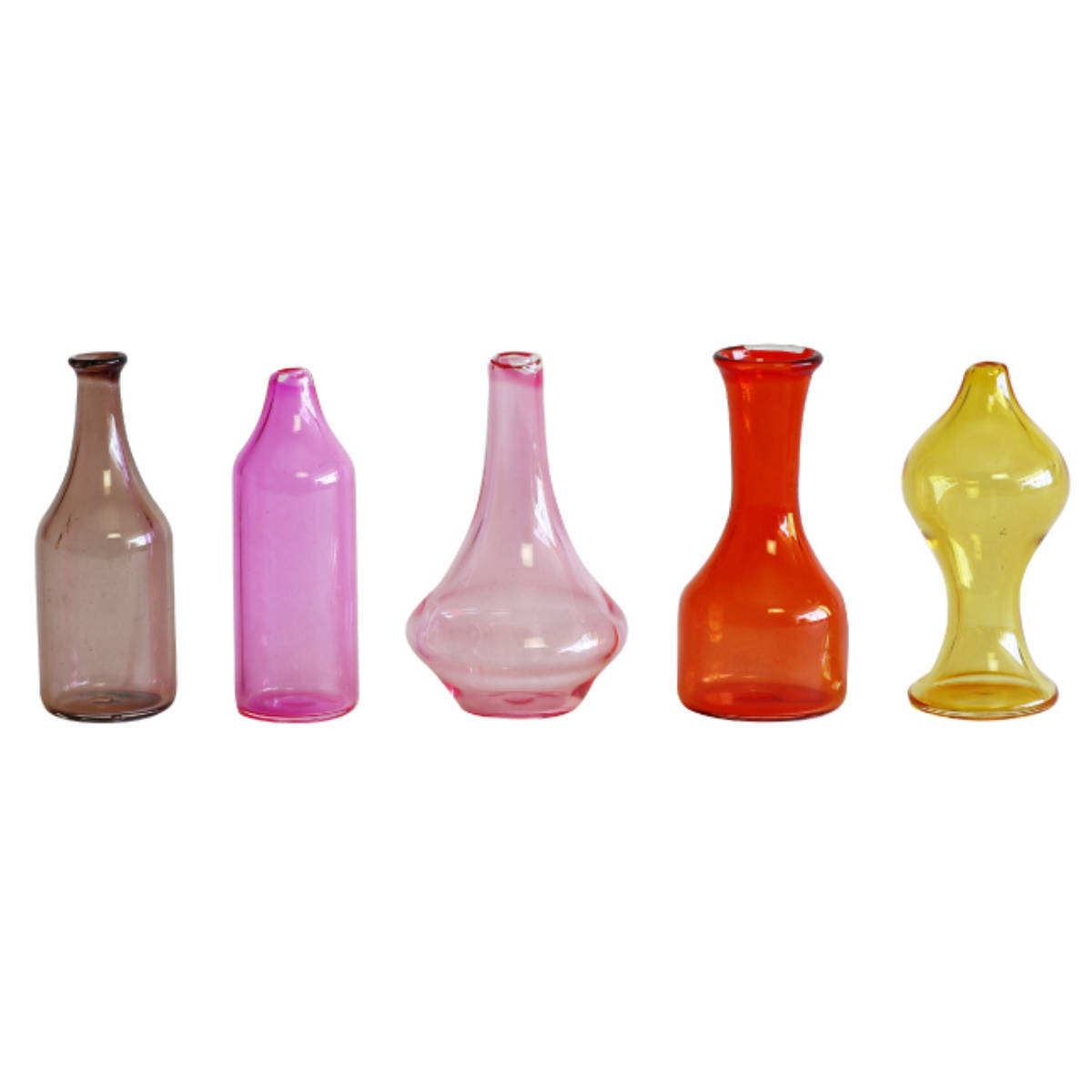 magnet 花瓶 マルメゾン ボトル フェー 5個入り 一輪挿し ガラス