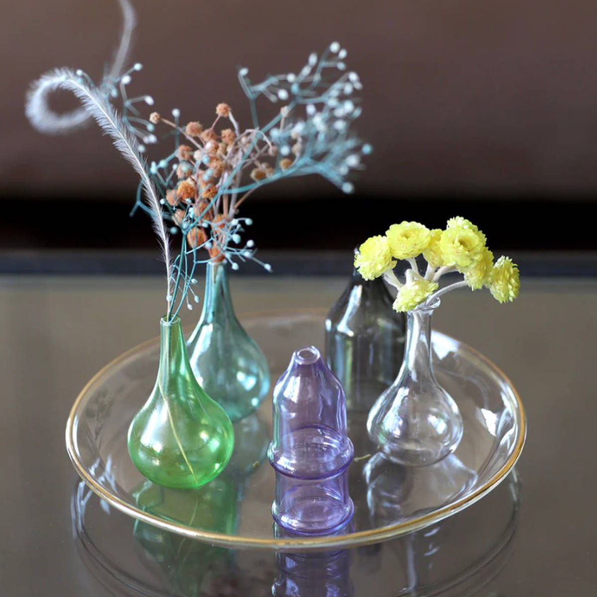 magnet 花瓶 マルメゾン ボトル フェー 5個入り 一輪挿し ガラス