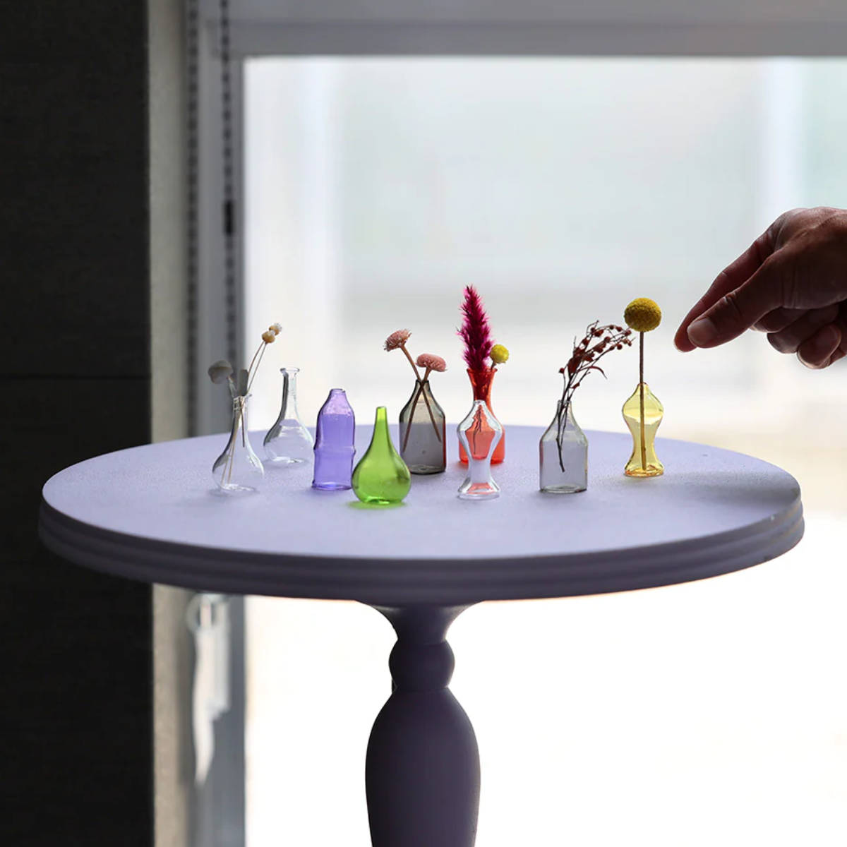 magnet 花瓶 マルメゾン ボトル フェー 5個入り 一輪挿し ガラス