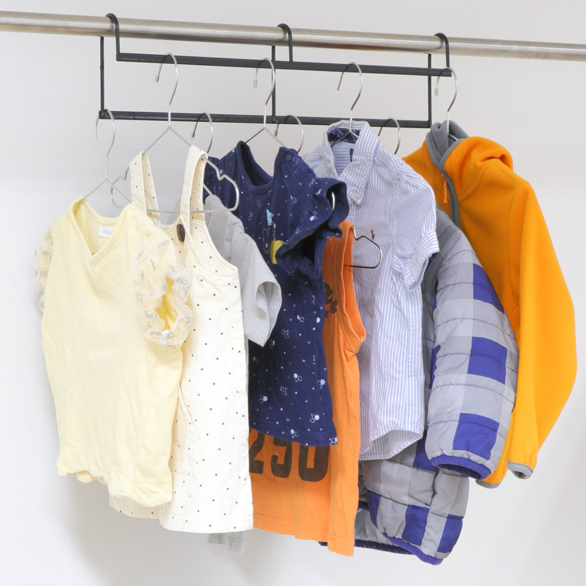 当店限定カラー）ハンガー 衣類収納アップハンガー 幅50cm 同色4本組