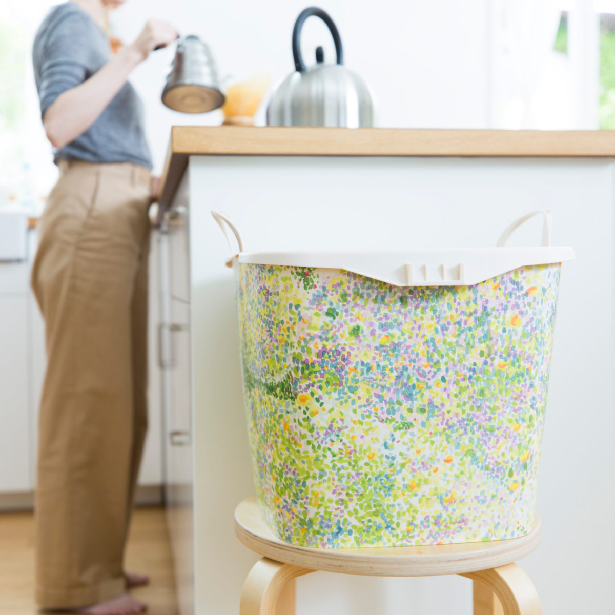 stacksto.（スタックストー） バスケット baquet 25L M naomi ito 収納