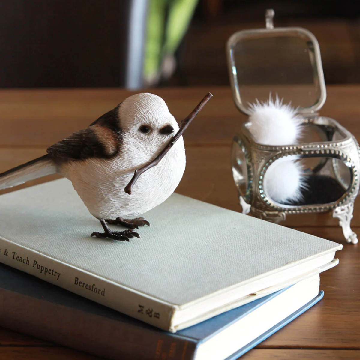magnet オブジェ BIRDIE BILL LONG-TAILED TIT シマエナガ マグネット