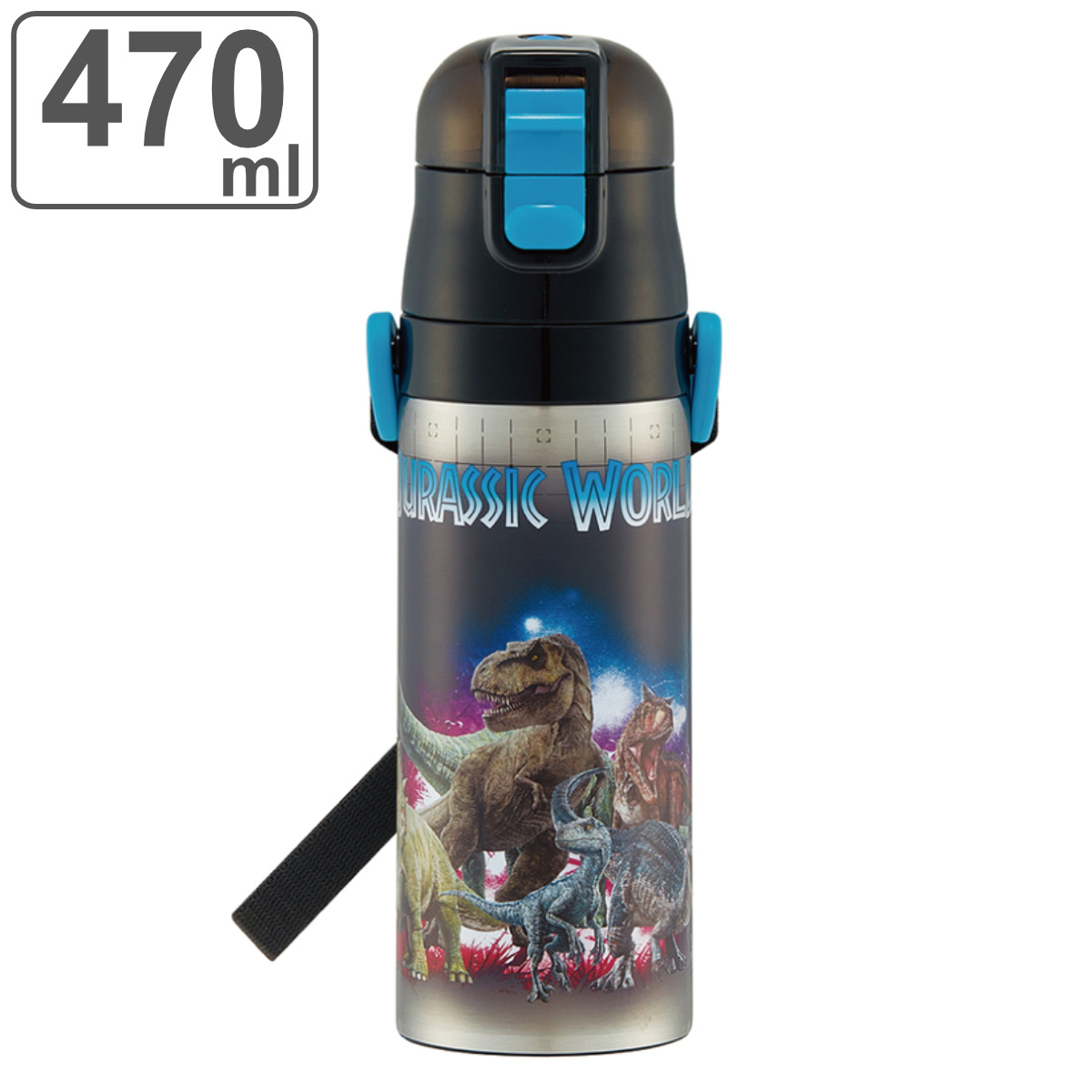 スケーター 水筒 470ml 超軽量ダイレクトボトル ジュラシック23