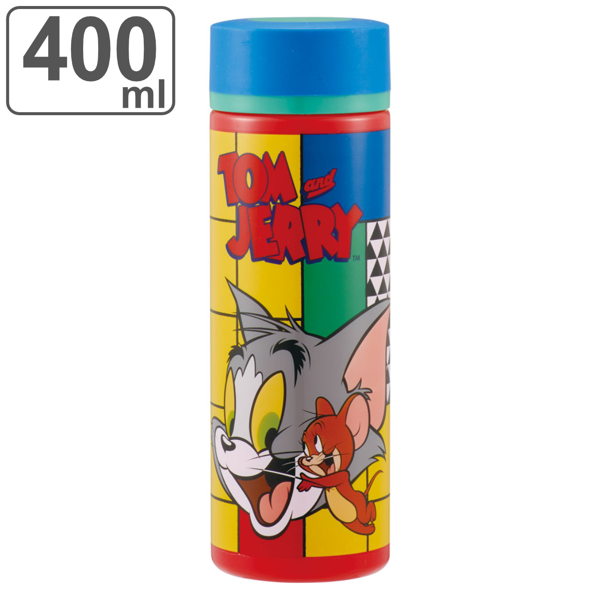 スケーター 水筒 400ml シンプルデザインブローボトル トムジェリTOON