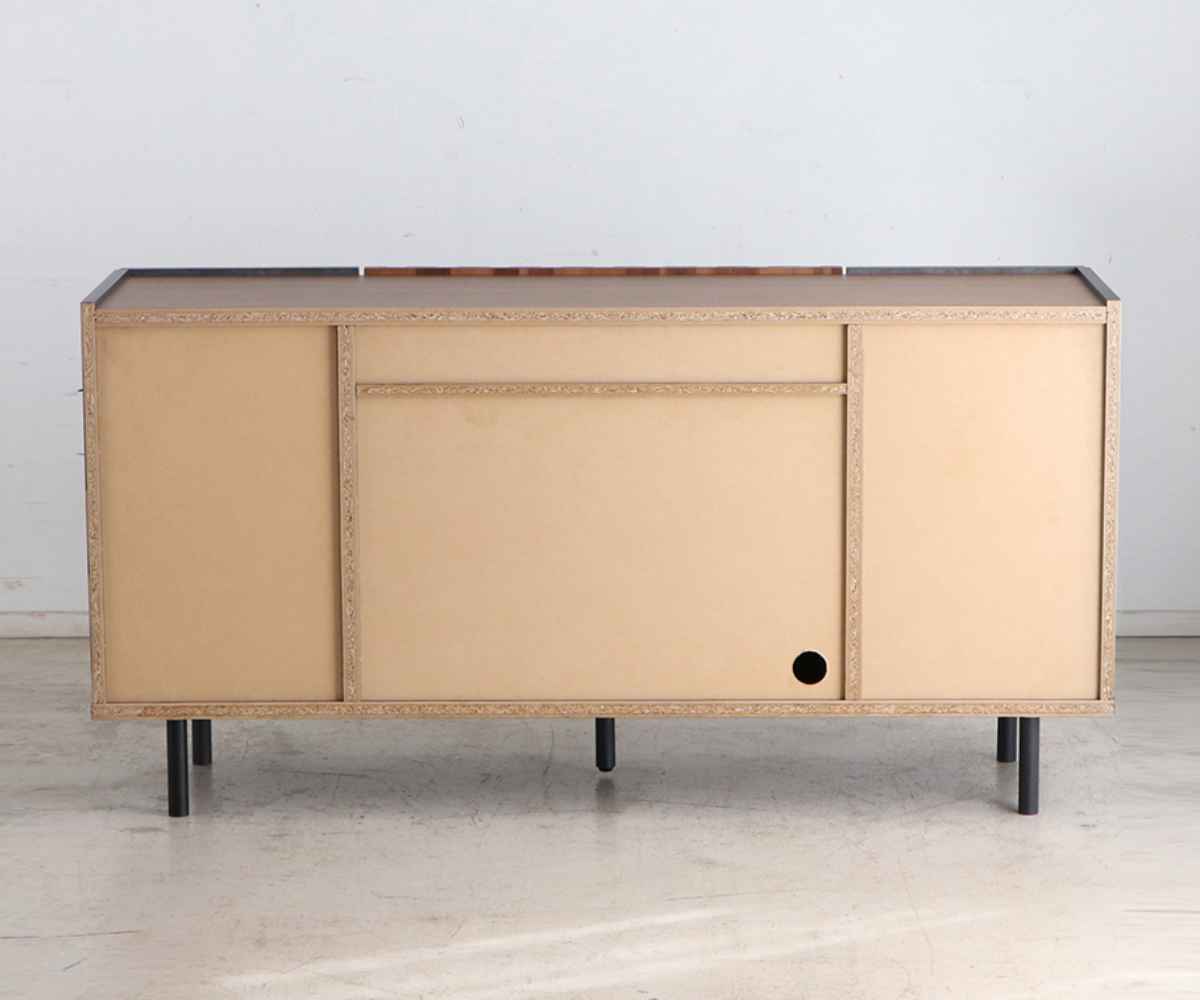 東馬（Tohma） サイドボード コンクリート調 アカシア材 モダン