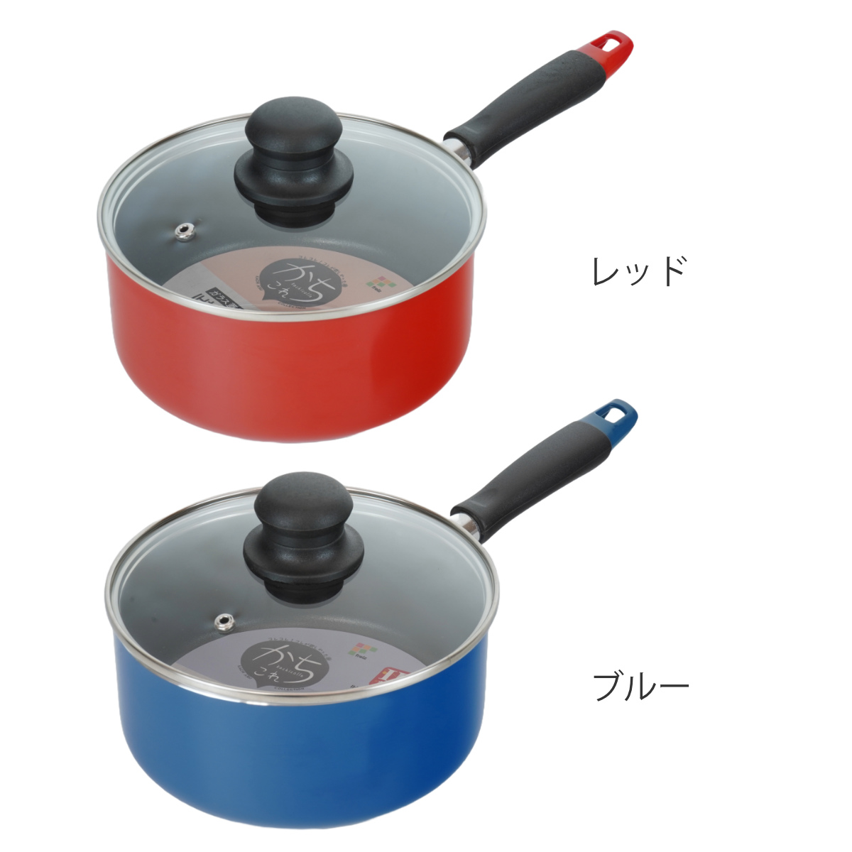 和平フレイズ 片手鍋 18cm IH対応 ガラス蓋付き かちこれ （ ガス火