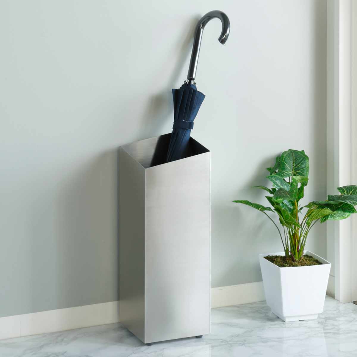 傘立て RHOMBUS ロングタイプ ステンレス （ アンブレラスタンド