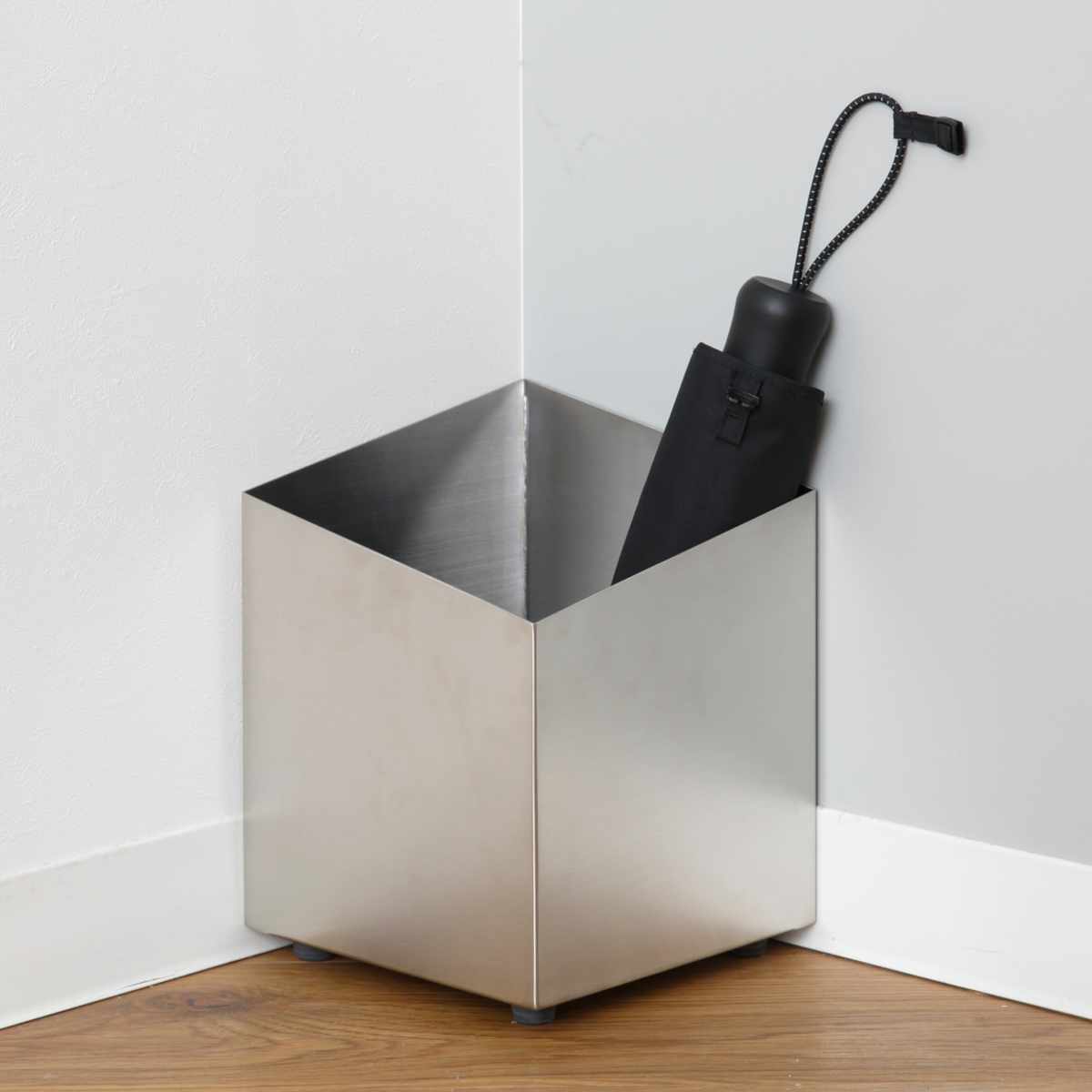 傘立て RHOMBUS ショートタイプ ステンレス 折りたたみ傘専用