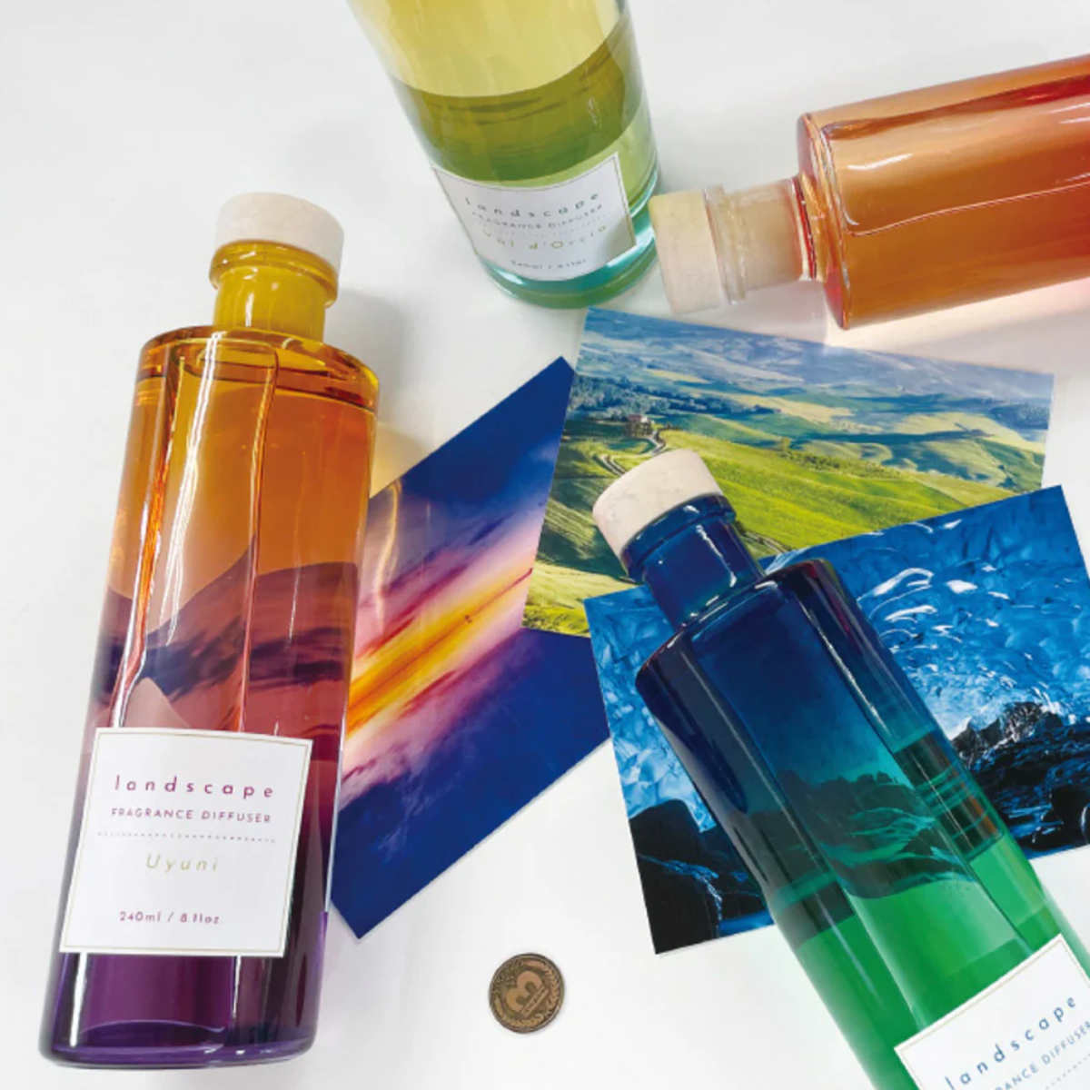 magnet ディフューザー LANDSCAPE 240ml ガラス （ ギフト リード