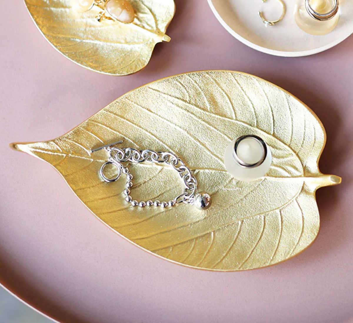 magnet アクセサリートレー LEAF TRAY L 葉 アルミニウム