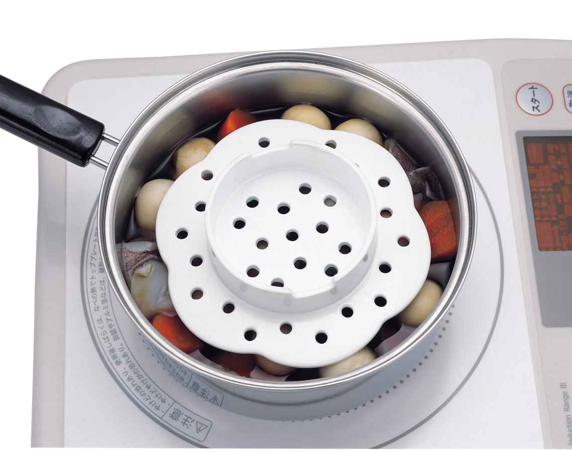 貝印 落とし蓋 16cm セラミック製 蒸し器 食洗機対応 電子レンジ対応