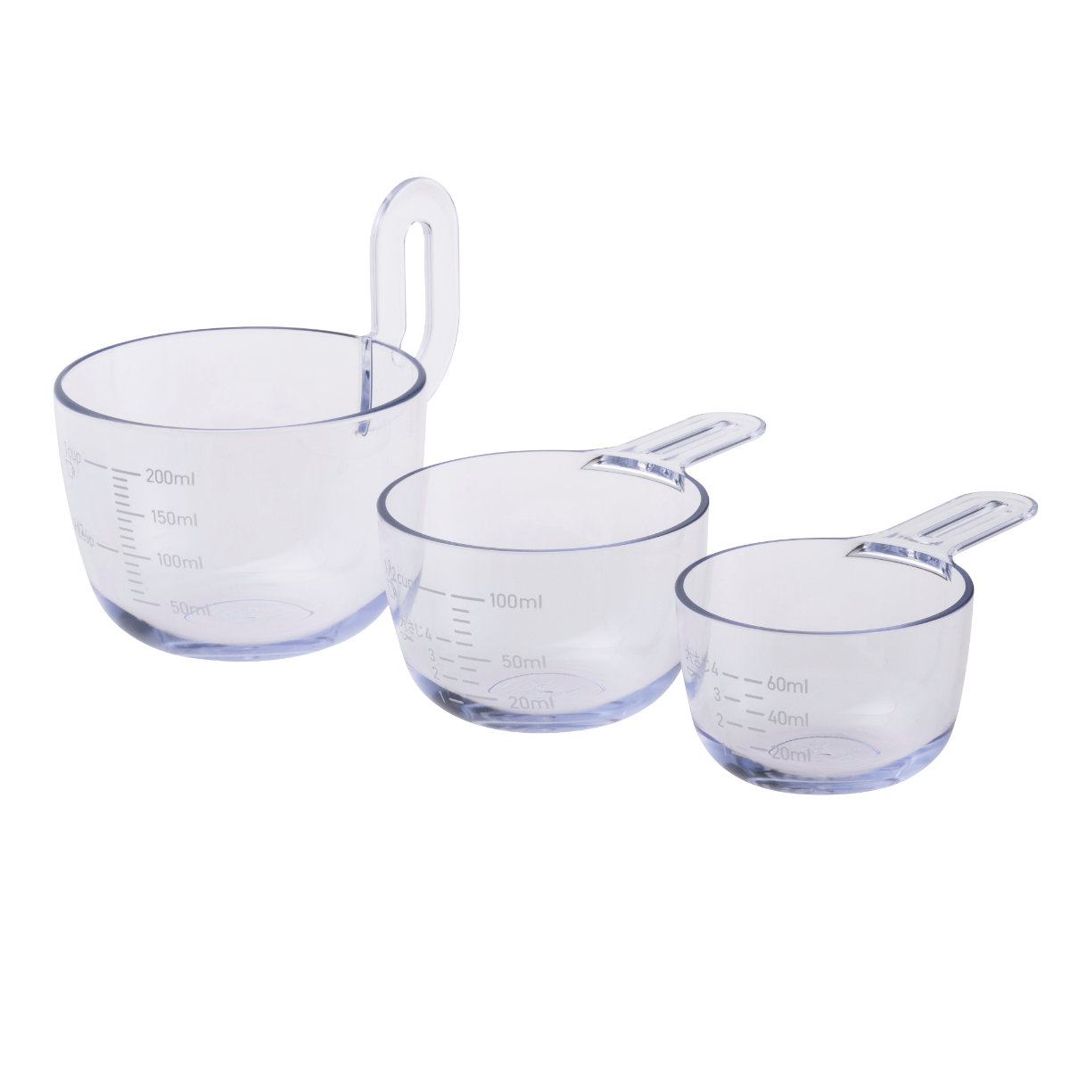 イマン計量カップ 3点セット 貝印 計量カップ 3個セット 60ml 100ml 200ml スタッキング 食洗機対応