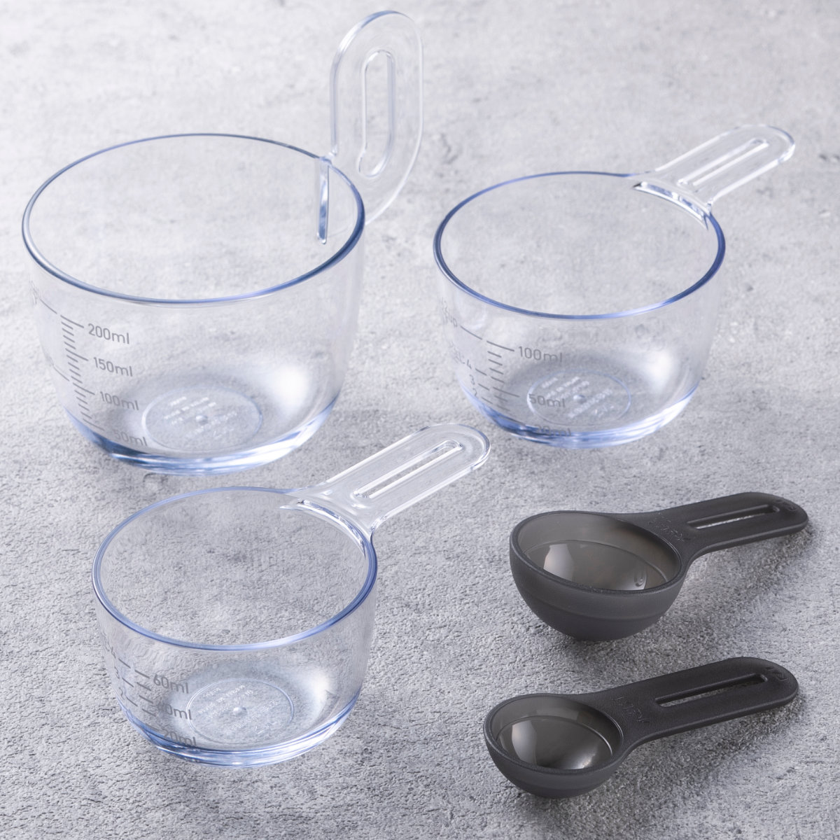 貝印 計量カップ・スプーン 5個セット 小さじ1 大さじ1 60ml 100ml