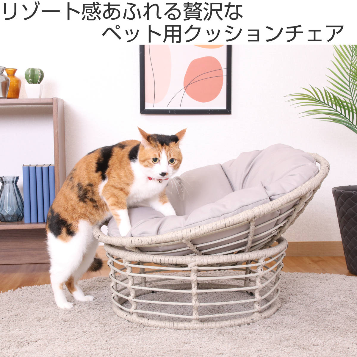 不二貿易（Fuji Boeki） ペットベッド クッションチェア ペット用 猫