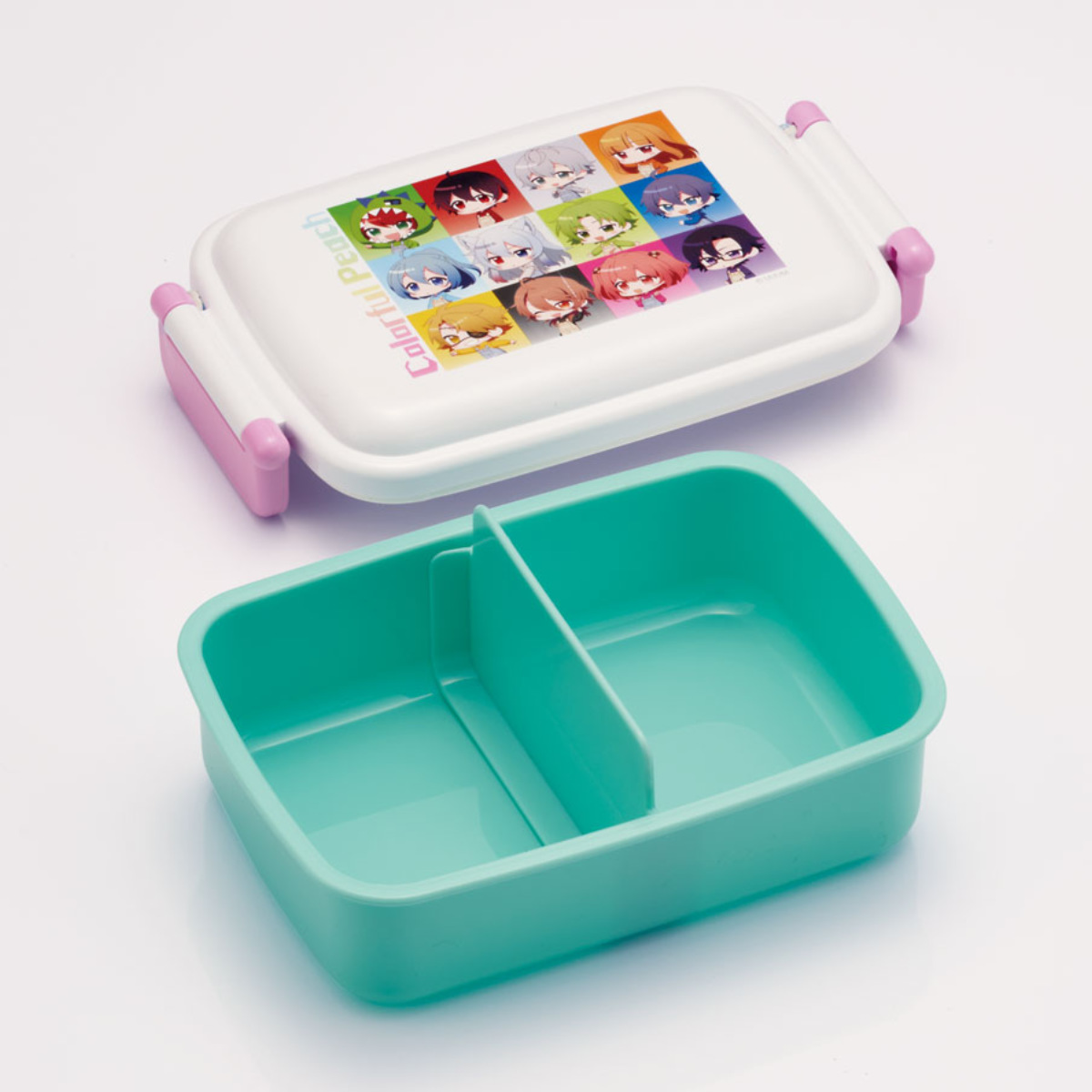 スケーター 弁当箱 1段 450ml 抗菌ふわっとタイトランチ カラフル