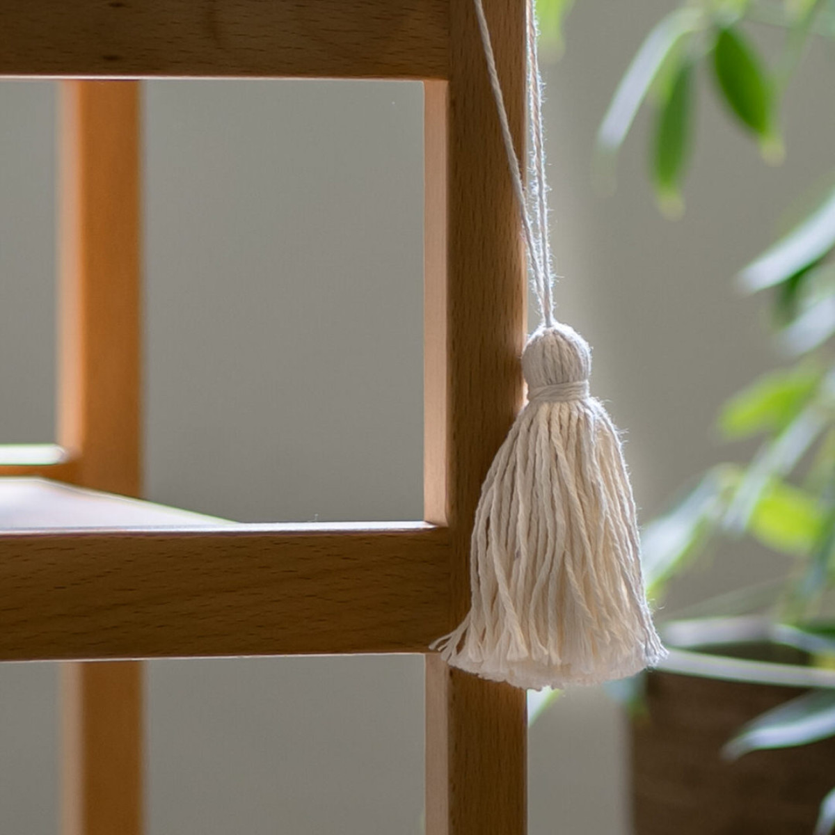 弘益 Mash サイドテーブル ラタン 高さ53cm 天然木 （ 椅子 サイド