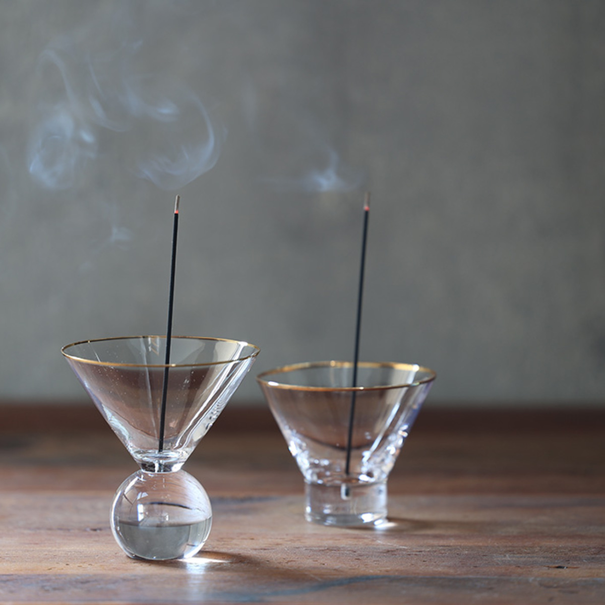 magnet 香立 ヘーゼルアラーテ シリンダー ガラス （ お香立て イン