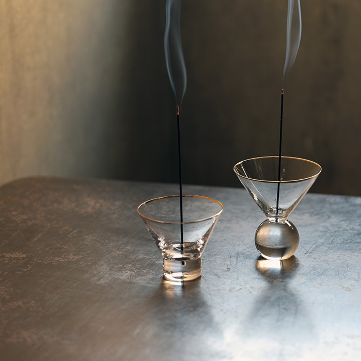 helin ガラスお香立て magnet 香立 ヘーゼルアラーテ シリンダー ガラス （ お香立て イン