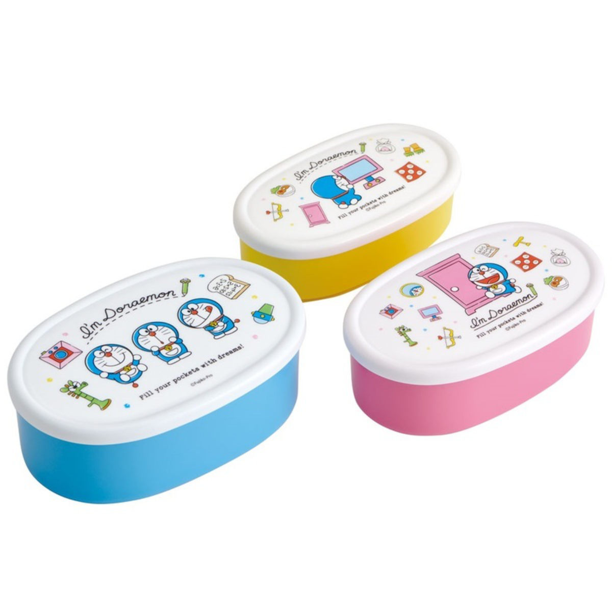 スケーター 弁当箱 3個セット 抗菌入子式シール容器 DRラインデザイン