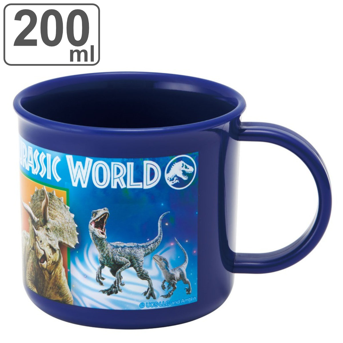 スケーター コップ 200ml 抗菌食洗機対応プラコップ ジュラシック24