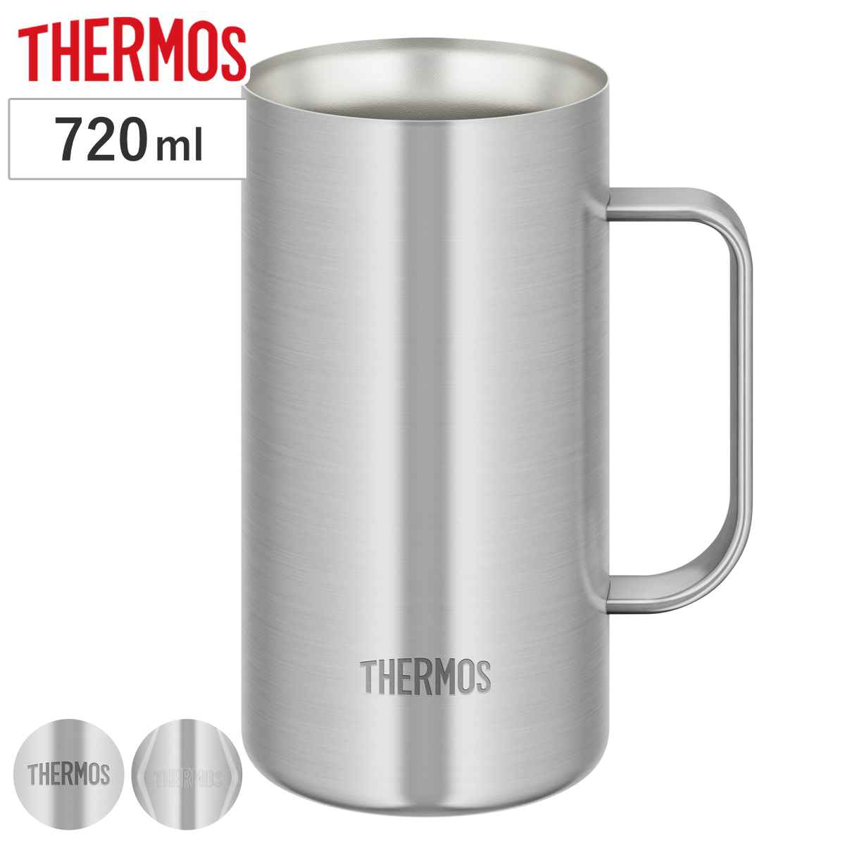 �r�[���W���b�L 720ml �^��f�M �X�e�����X JDK-721C �i thermos �H��@�Ή� �W���b�L �r�[���O���X �r�A�O���X �j