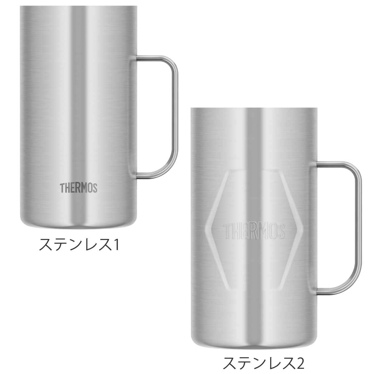 THERMOS（サーモス） ビールジョッキ 1L 真空断熱 ステンレス JDK-1001